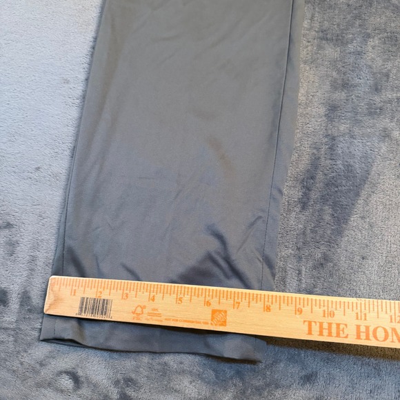 Amazon Essentials Grey Performance Chino Pants Mens 34x34 Stretch Straight Leg - Picture 10 of 12